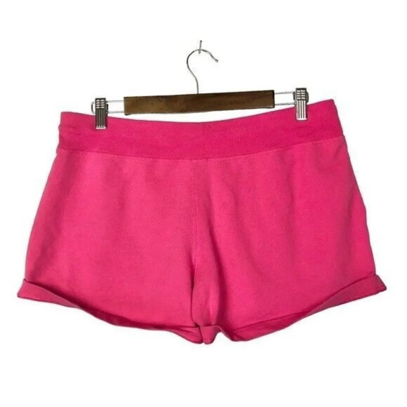 Danskin Hot Pink Y2K Sweat Athletic Shorts L - Picture 2 of 3